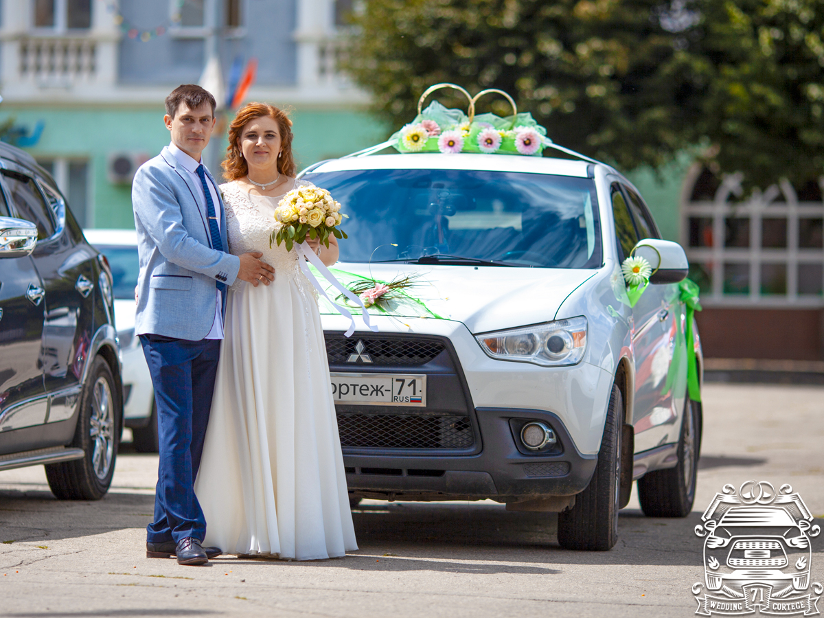 Дорогие наши «молодожены» Екатерина и Виктор 20.07.19! Свадебный Кортеж-71 в городе Новомосковск поздравляет вас с днем рождения семьи.