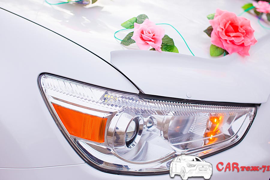Свадебные автомобили, Mitsubishi ASX, фотогалерея, Наряд Нежность, CARтеж-71, Новомосковск, фото 3